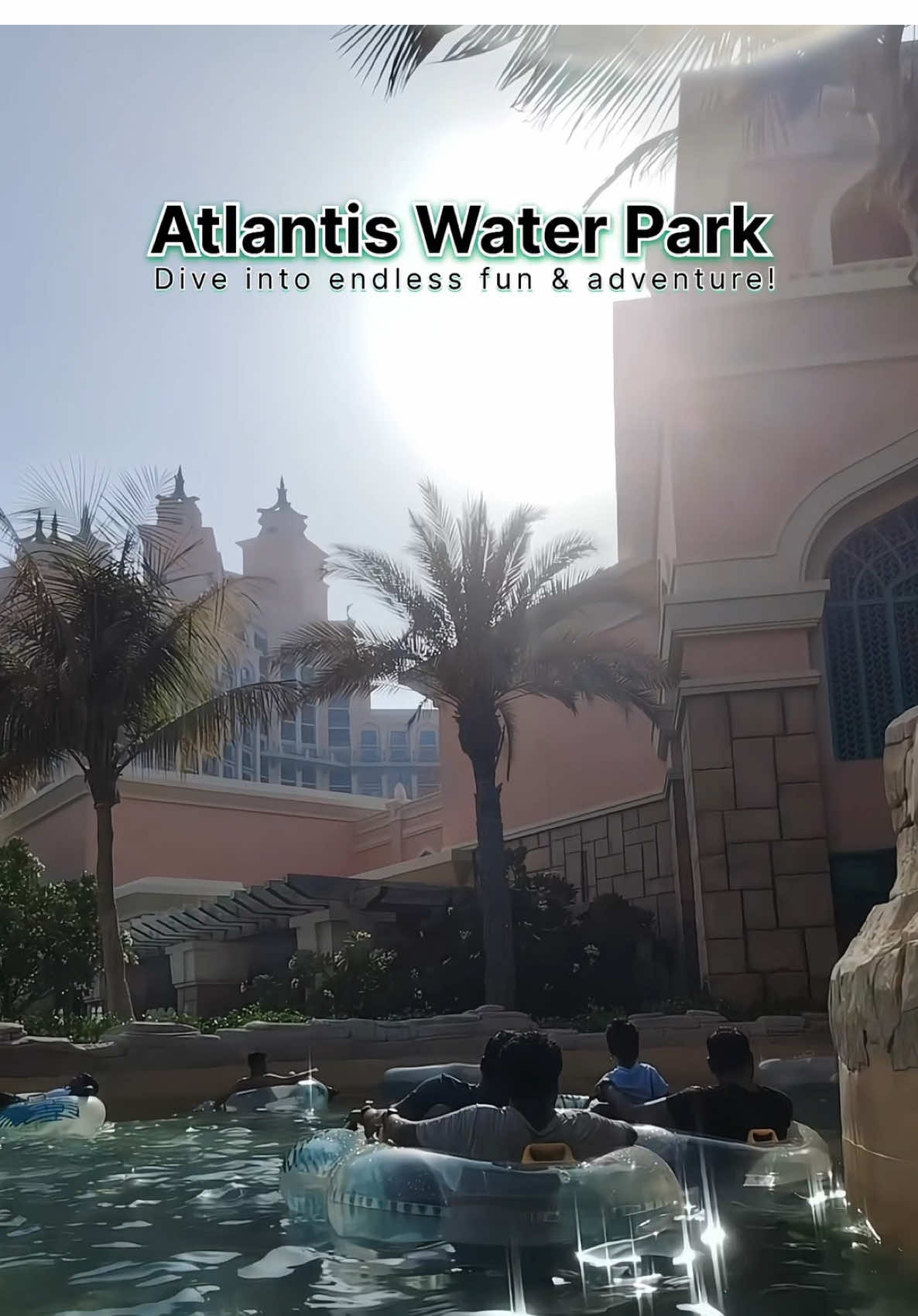 Non-stop fun at Adventure The Palm Waterpark ❤️😍 #adventurewaterpark #du #atlantisthepalm #dubaitourtrip 