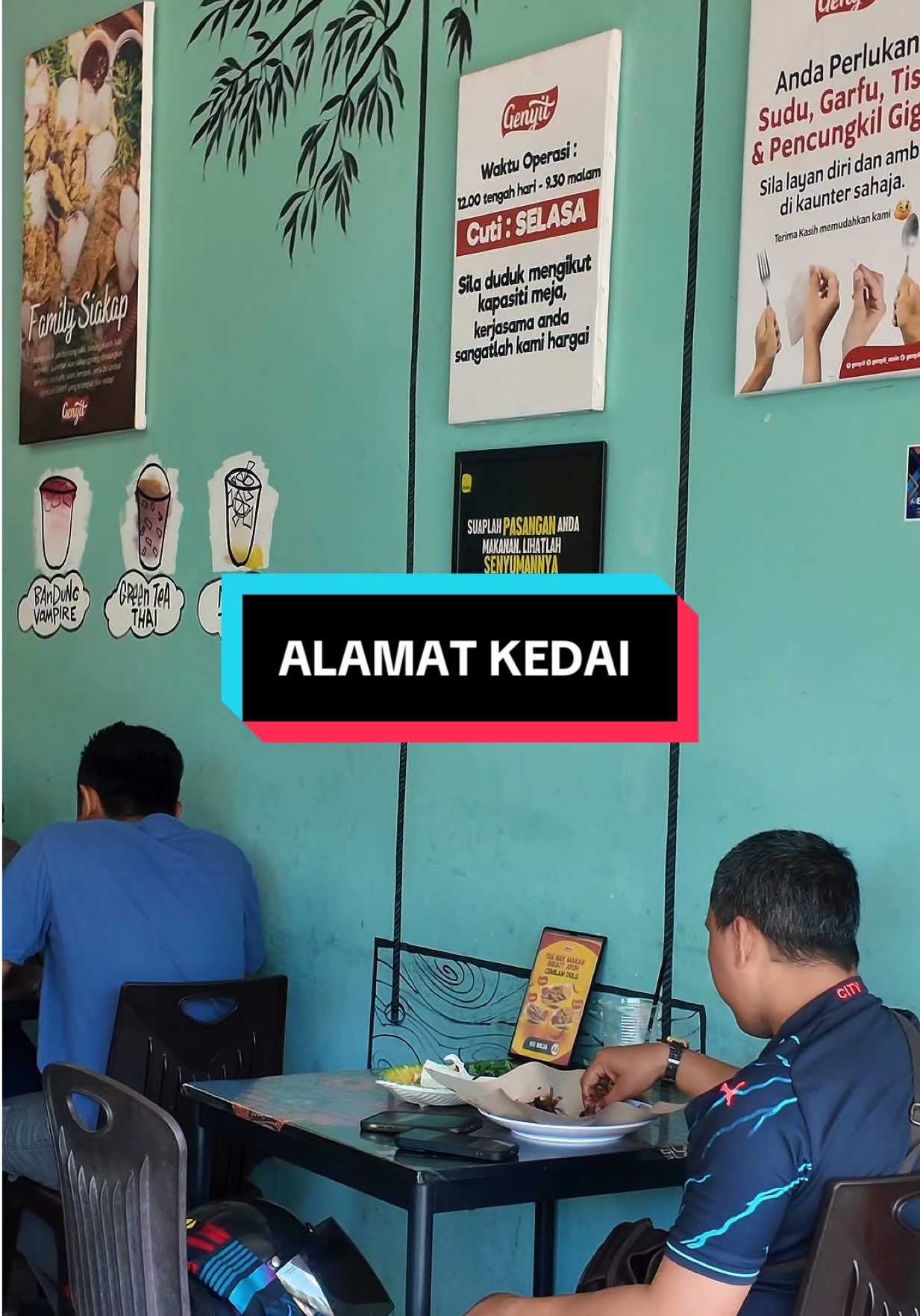 Replying to @Fadzillah Ziela terima kasih awak sudi dtg ke kedai kami jemput dtg lagi taw Nak makan makanan indonesia wahib dtg ke genyit ye gaisss #makananindonesia #makansedapjohor #fyp #tiktokfoodies #igabakar 