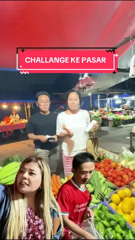 KARENA SI GANTENG @Noah Samuel lagi sakit, jadi aku ga bisa kepasar, yaudah aku challange ajah bi yanti sama dimas buat belanja, Kira-kira berhasil gak yah ? #glamshine #shindysamuel #glamshinecosmetics #pasar #belanja 