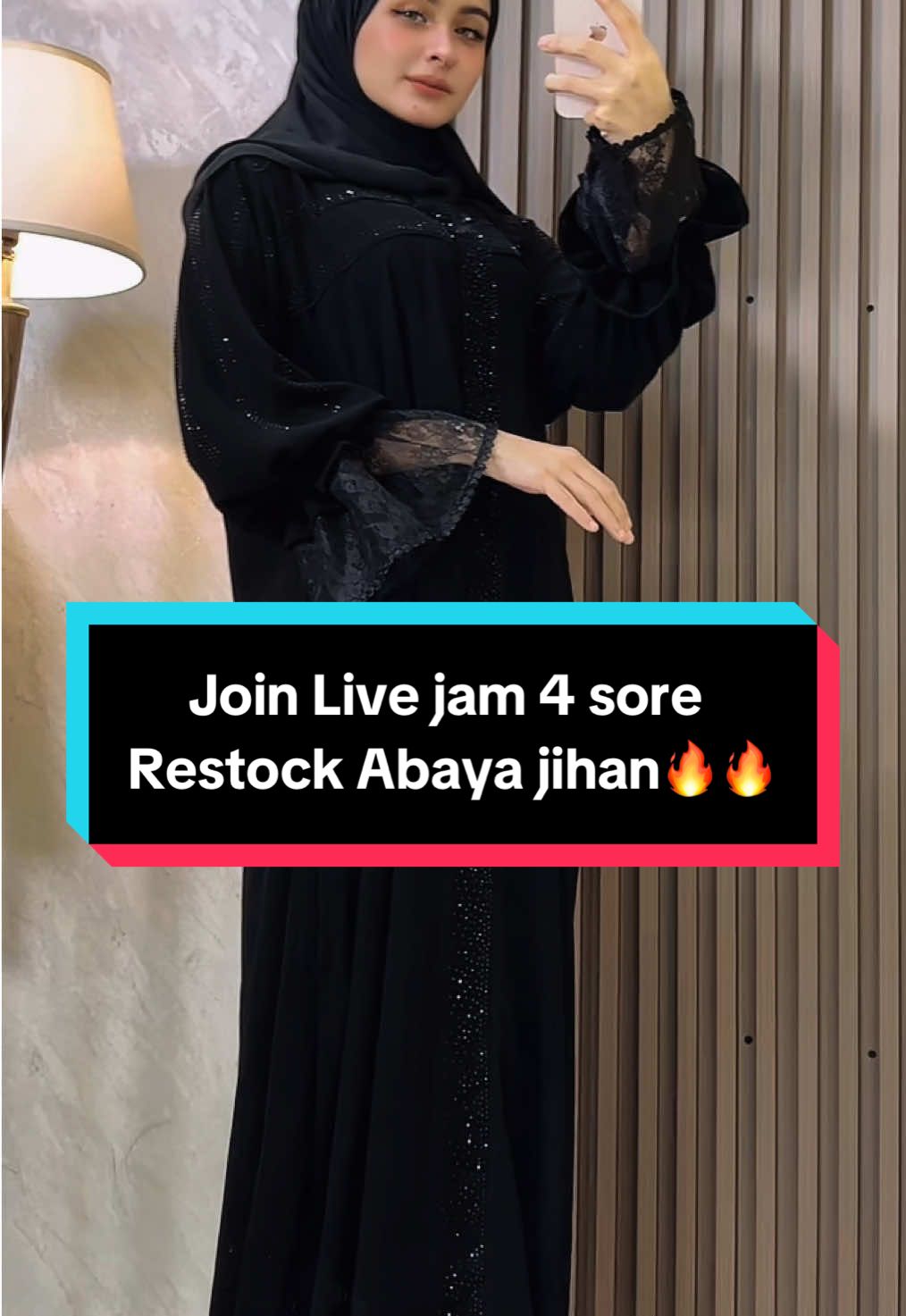 Restock Abaya Jihan Dengan Harga Ambyar Stay tune bunda🫶🏻🔥🔥  #fyp #fy #abaya #outfit #maulidnabi 