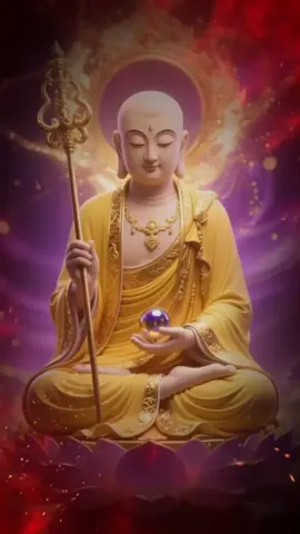 「地藏王菩薩:原諒與感恩,才是化解業障的智慧」 地藏王菩薩說: 原諒別人,就是消了自己的業障; 懂得感恩,就是養了自己的福德。 人生的苦,在於執著; 人生的難,在於放下。 一念執著,萬般皆苦; 一念放下,便是重生。 這段佛法智慧,提醒我們: 凡事磨你,皆是渡你。 願你在感恩中增福,在放下裡重生。 願你在磨難中不怨在感恩中增福在慈悲裡覺醒 在人生裡自在安穩  #南無大願地藏王菩薩