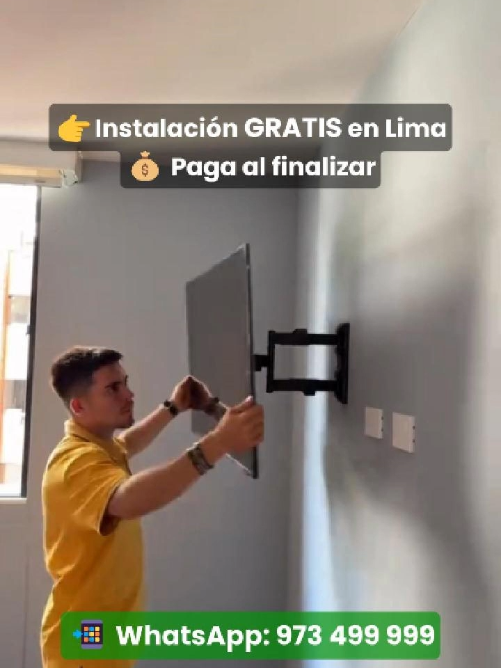 🎥✨ Instalar tu TV nunca fue tan fácil ✨📺 ✅ Rack firme y elegante ✅ Instalación GRATIS en Lima ✅ Pagas recién al finalizar 👉 Escríbenos al WhatsApp: 973 499 999 Dale a tu sala el estilo y seguridad que merece 🔒 #RacksParaTV #InstalacionGratis #HogarSeguro #TikTokPerú
