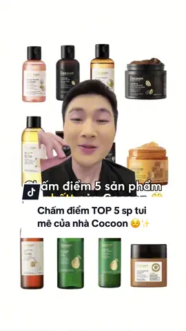 Đây là TOP 5 sản phẩm của Cocoon mà tui yêu thíchh nhấttttt 😤✨ thề là TOP 1 phải là em đường tẩy tế bào chết body đường thốt nốt, sau đó là serum vitamin C22 dưỡng sáng.  Mọi người thích nhất là em nào cmt bên dưới nha 🤟🏻 #goclamdep #cocoonvietnam #reviewlamdep #skincare #withbimm 