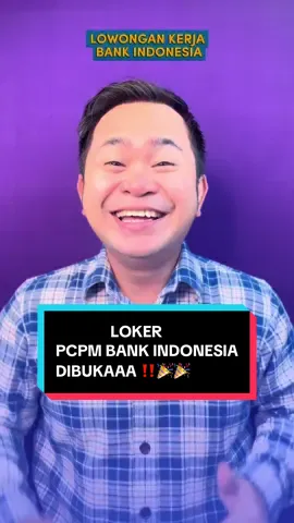 Loker terbaru guys! PCPM BANK INDONESIA Resmi dibuka !!! Good luck ya, semoga kali ini lolos ya. Kalau kamu mau template CV ATS kamu klik link dibio👌 #pcpm #pcpmbankindonesia #bankindonesia #loker #lowongankerja 