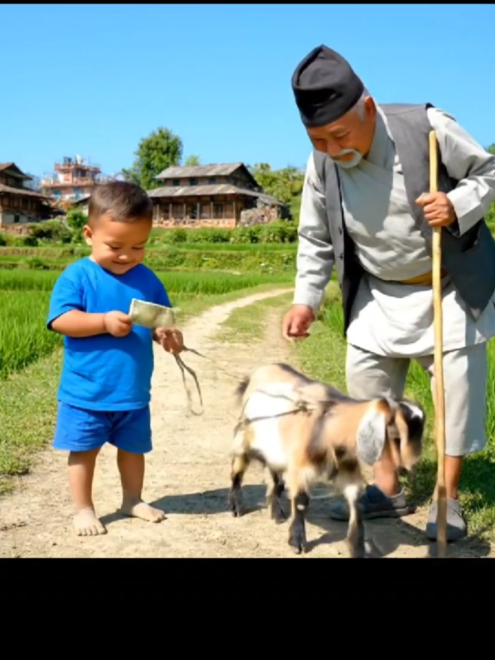 १ वर्षको बाबुले बोका बेच्यो 😂🐐 देख्न नछुटाउनु होला #NepaliVillage #FunnyBaby #GoatStory #NepaliComedy #ViralNepali