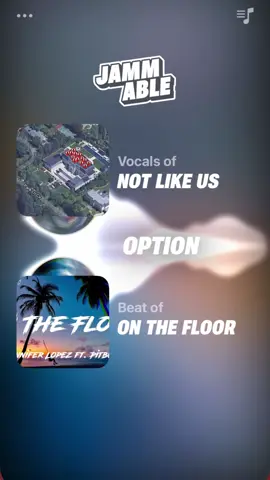 Not like us | on the floor Which #mashup next? @Jammable