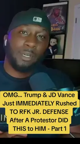 OMG... Trump & JD Vance Just IMMEDIATELY Rushed TO RFK JR. DEFENSE After A Protestor DID THIS to HIM - Part 1 #qknews #news #Vlog #usa🇺🇸 #us 