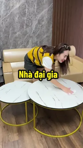 Mua bộ bàn khác gì tiền trịu :)) #bantron #noithatdep #noithatphongkhach #xuhuong #thuythothe 