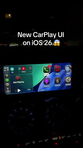iOS 26 CarPlay Just Got a Serious Glow-Up!  Swipe through the Glass: The sleek new Liquid Glass design brings transparent, refractive UI elements for a lighter, airier look, choose from Clear, Dark, or Default themes for a fresh vibe in your car! 🙌😍 #CarPlay #iOS26 #AppleEvent