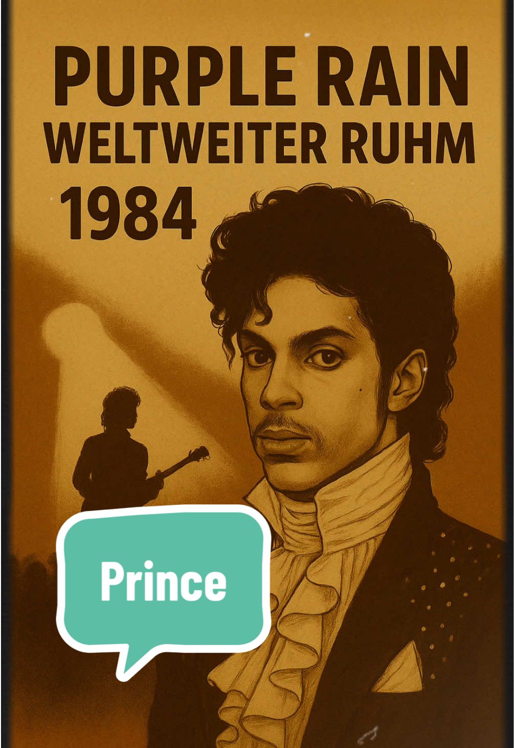 Prince – 5 Bilder einer Legende“ #Prince #PurpleRain #Musiklegende #KIKunst #aiart 