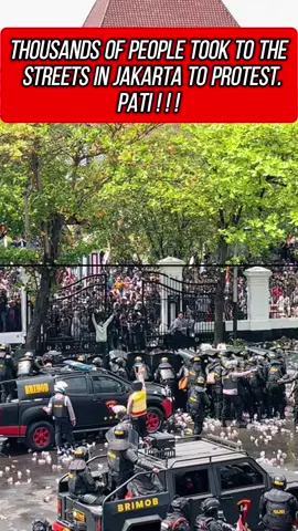Social injustice has sparked widespread public outrage.#Pati#ProtestMarch#Jakarta#Indonesia#Demonstration