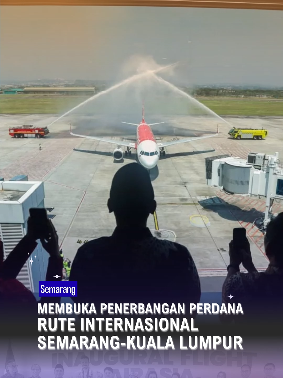 Penerbangan internasional perdana di Bandara Ahmad Yani Semarang setelah kembalinya status bandara internasional, dengan rute penerbangan Semarang - Kuala Lumpur. Dengan adanya penerbangan ini di setiap harinya dapat meningkatkan wisatawan ke Jawa Tengah, dikarenakan hingga tanggal 4 September 2025 sebanyak 9.037 tiket terjual baik tujuan Semarang maupun Kuala Lumpur. Selain itu, metode pembayaran non-tunai melalu QRIS Crossborder juga bisa digunakan di 4 negara lain yaitu Malaysia, Singapura, Thailand dan Jepang, sehingga dapat mempermudah transaksi masyarakat. #jawatengah #tajyasin #ahmadluthfi #ngopeninglakoni #bandara #internacional #penerbangan #semarang #kualalumpur