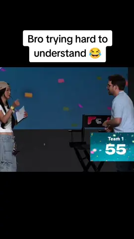 Bro trying hard to understand 😂 #vidcon #lol #funnyvideo #exciting #challenges 
