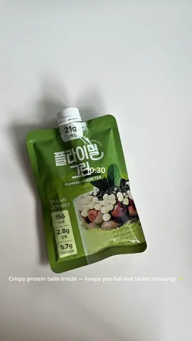 Keeping it light this week before my Korea trip so I can eat as much as I want next week 🤭🇰🇷   Good thing this matcha protein just arrived from Korea! 🍵✨   Each shake comes in individual packets, so you just mix with water or milk. Super convenient to carry around, perfect for on the go 🥤   It actually tastes amazing, I’ll definitely try the other flavors when I’m in Korea!  オリーブヤングでNo.1のプロテインを試させて頂きました✨ 正直めっちゃ美味しくてびっくり！ Qoo10でも買えて、今ちょうどメガ割期間中なのでおすすめです💡 来週韓国行くから他のフレーバーも絶対ゲットする🤭 #flimeal #mealreplacement #protein #proteinshake #highproteinsnack @Fullight_global 