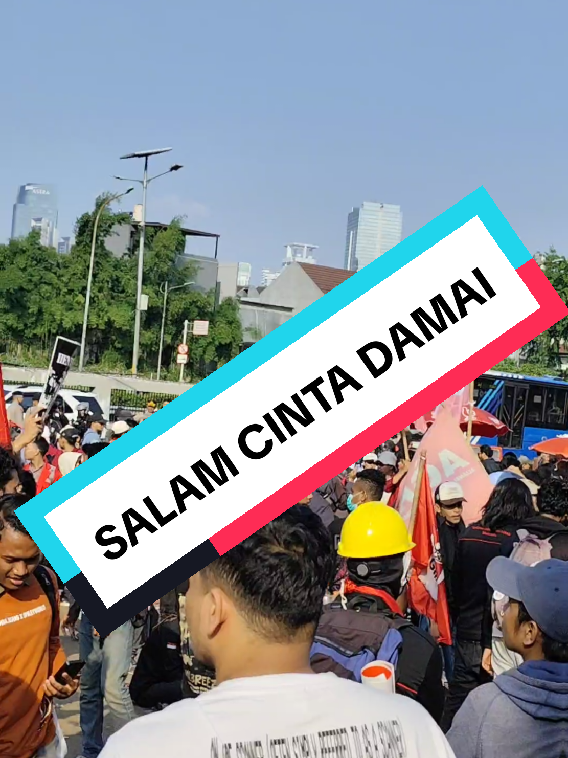 SALAM CINTA DAMAI?  yg suka cinta damai Jagan lupa bantu pollow ser komen & pos ulang terimaksih buat kalian yg suda pollow #promoseruweekend #fypシ゚viral #mahasiswa #fypシ #indonesia 