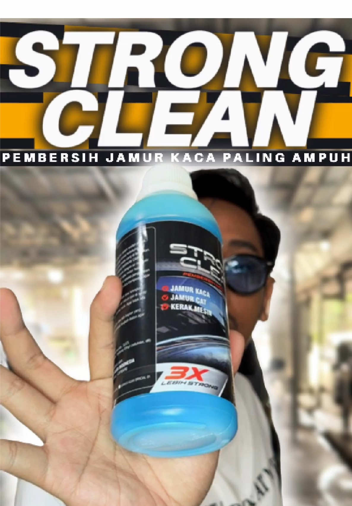 Strong Clean Pembersih jamur kaca paling ampuh, untuk membersihkan jamur kaca, kerak pada mesin, jamur pada body mobil.  #strongclean  #pembersihjamurkacamobil  #pembersihjamurkaca 