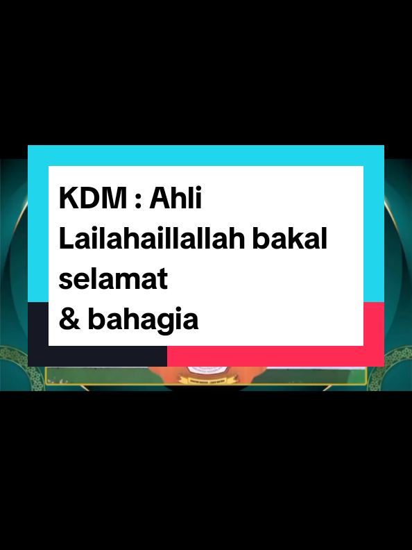 KDM : PARA PENGAMAL LAILAHAILALLAH AKAN SELAMAT & BAHAGIA Masya Allah ! Bersyukurlah bagi para ikhwan akhwat yang saat ini ditakdirkan oleh Allah SWT selalu istiqomah mengamalkan dzikir Lailahailallah, terlebih Lailahaillallah nya di ijazahkan/talqinkan dari guru ahlinya (Syaikh Mursyid) yang akan memberikan tanggung jawab didunia dan diakhiratnya. لَيْسَ عَلَى أَهْلِ لَا إِلَهَ إِلَّا اللَّهُ وَخَشَةٌ فِي قُبُورِهِم وَلَا فِي نُشُورِهِم (الحديث) 