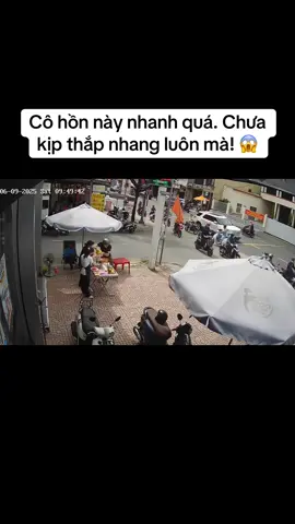 Cô hồn này nhanh quá. Chưa kịp thắp nhang luôn mà! 😱