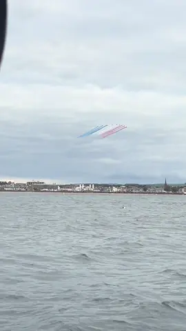Air show 2025 , what an experience watching it on the water 💪💯 #airshow2025 #ayr #ayrshire #boats #sea 