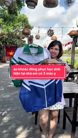 áo khoác đồng phục học sinh hiện tại nhà em có 3 màu ạ#videoviralitiktok #tiktok #quanaotreem #dongphuchocsinh #meboiboi012 