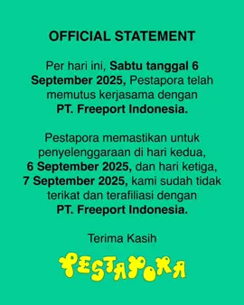 Repost X @PestaPestapora #avnmedia #pestapora #freeport 