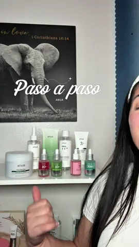 El paso a paso de cómo usar los productos de @Anua Store US #anua #skincare #hidratacion #decoloracion #puntosnegros 