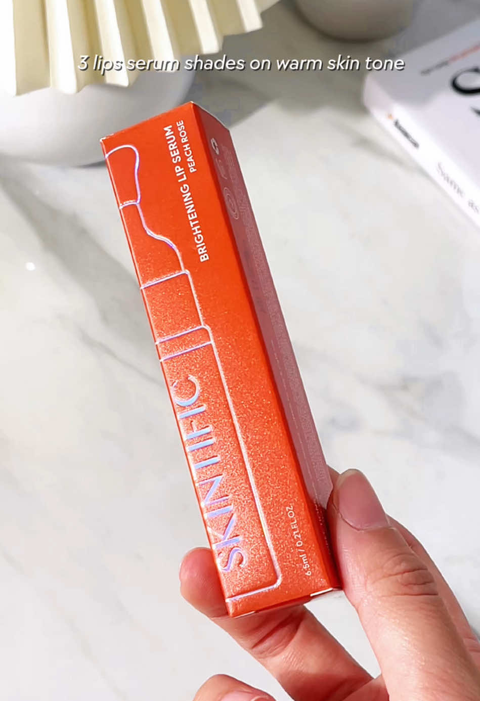 ✨Ini dia kalau masing-masing shade lip serum #SKINTIFIC di warm skin tone ✨#lipserum #warmskintone #skintone