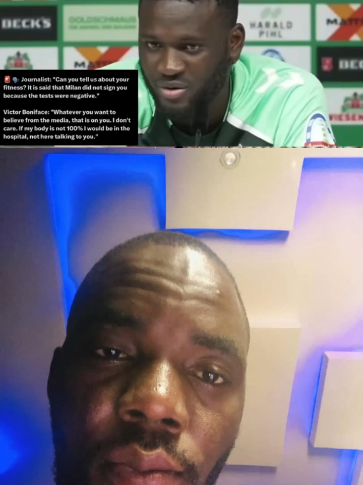 Response to questions about his fitness and why AC Milan did not sign him @boniface_jrn7   #werderbremen  #boniface  #acmilan #peller #vdm #ghana #tiktok #tiktokindia #tiktokmemes #tiktokindonesia #tiktokindo #tiktokers #tiktokhot #tiktokdance #tiktokmalaysia #tiktokgirls #tiktokvideo #tiktokviral #tiktokchallenge #tiktoks #tiktokturkey #tiktokgeneration #tiktokvideos #tiktokboys follow for updates.
