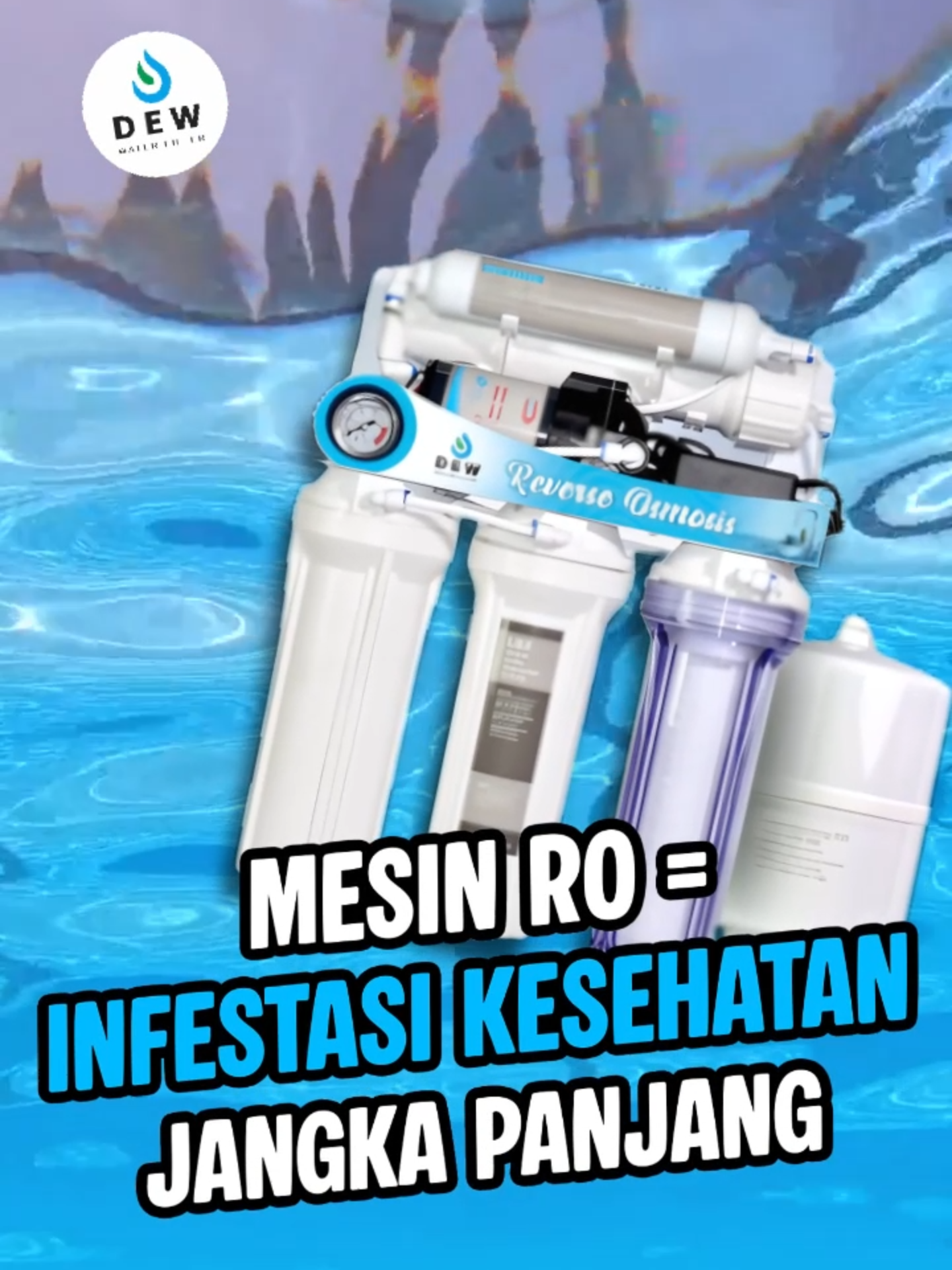 Mesin RO Adalah Investasi Kesehatan Jangka Panjang! #filterair #tipsair #bautanah #filter #masalahair #solusiair #mesinro #reverse#mesinreverseosmosis