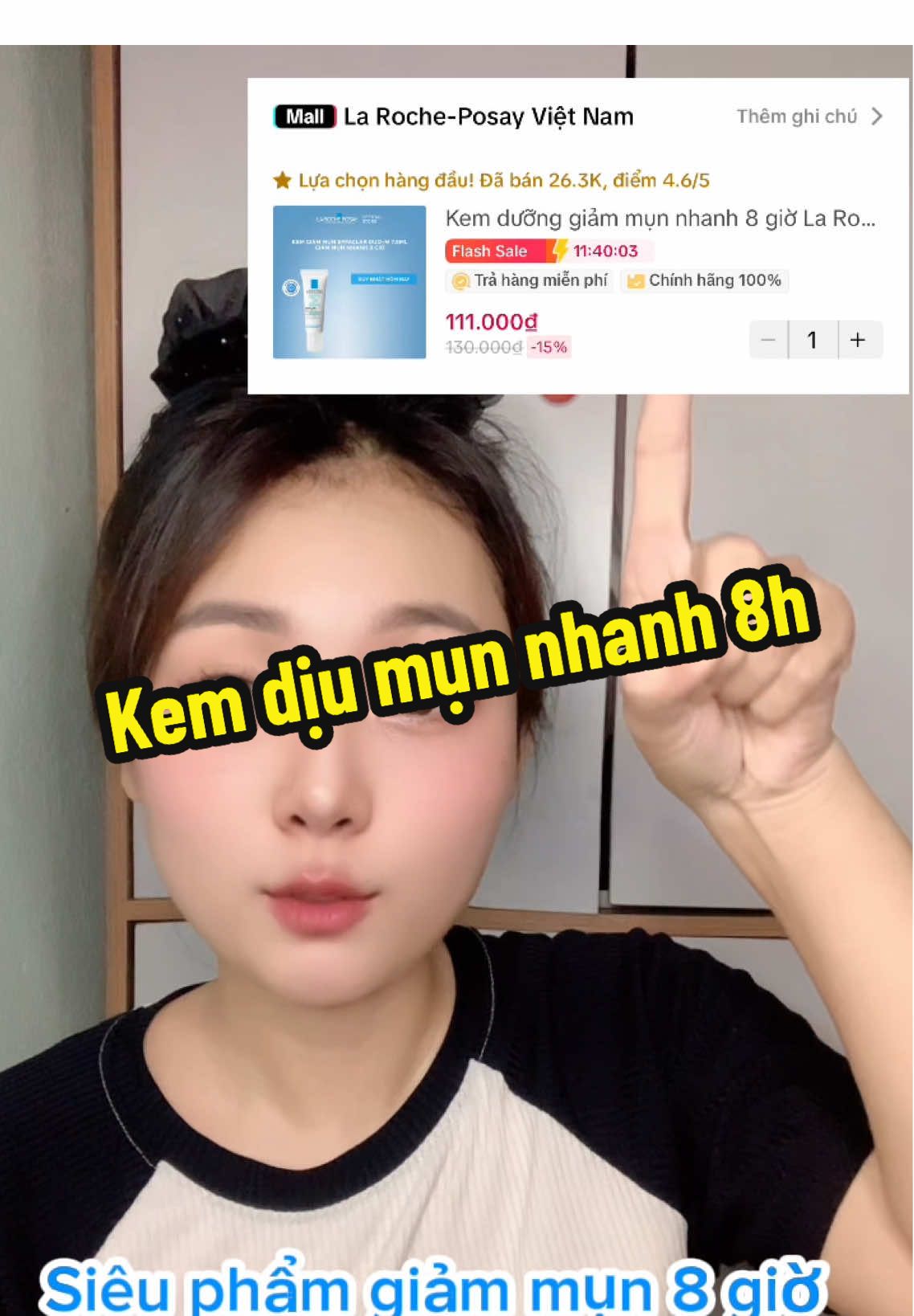 Kem dịu mụn nhanh 8 giờ DUO+M La Roche-Posay #LRPVN #larocheposayvn #effaclar #chamsocda #gaupitpit8386 