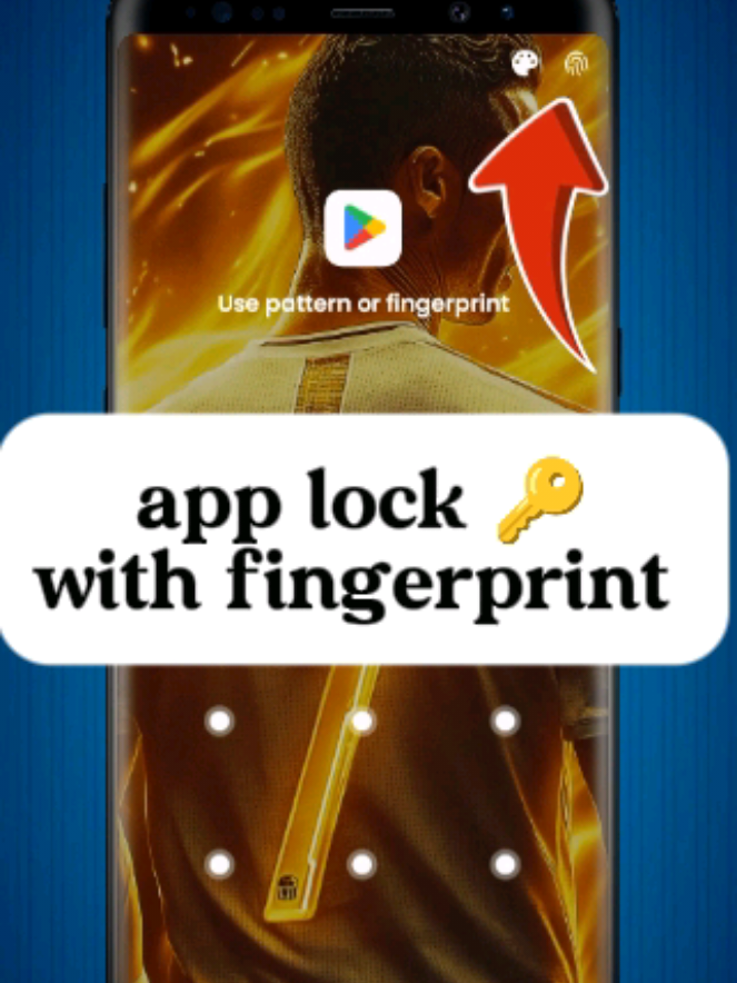 App lock with fingerprint 🔑 #app #applock #Tech #ethiopian_tik_tok🇪🇹🇪🇹🇪🇹🇪🇹 #techtips 