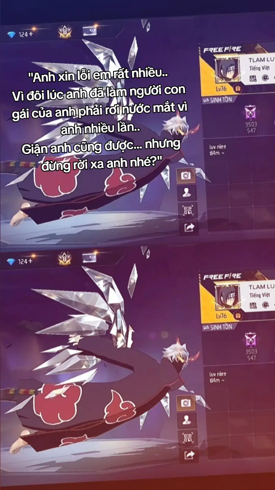 Anh xinloi...#xuhuongtiktok #xuhuong2025 #xh #free_fire #freefire 