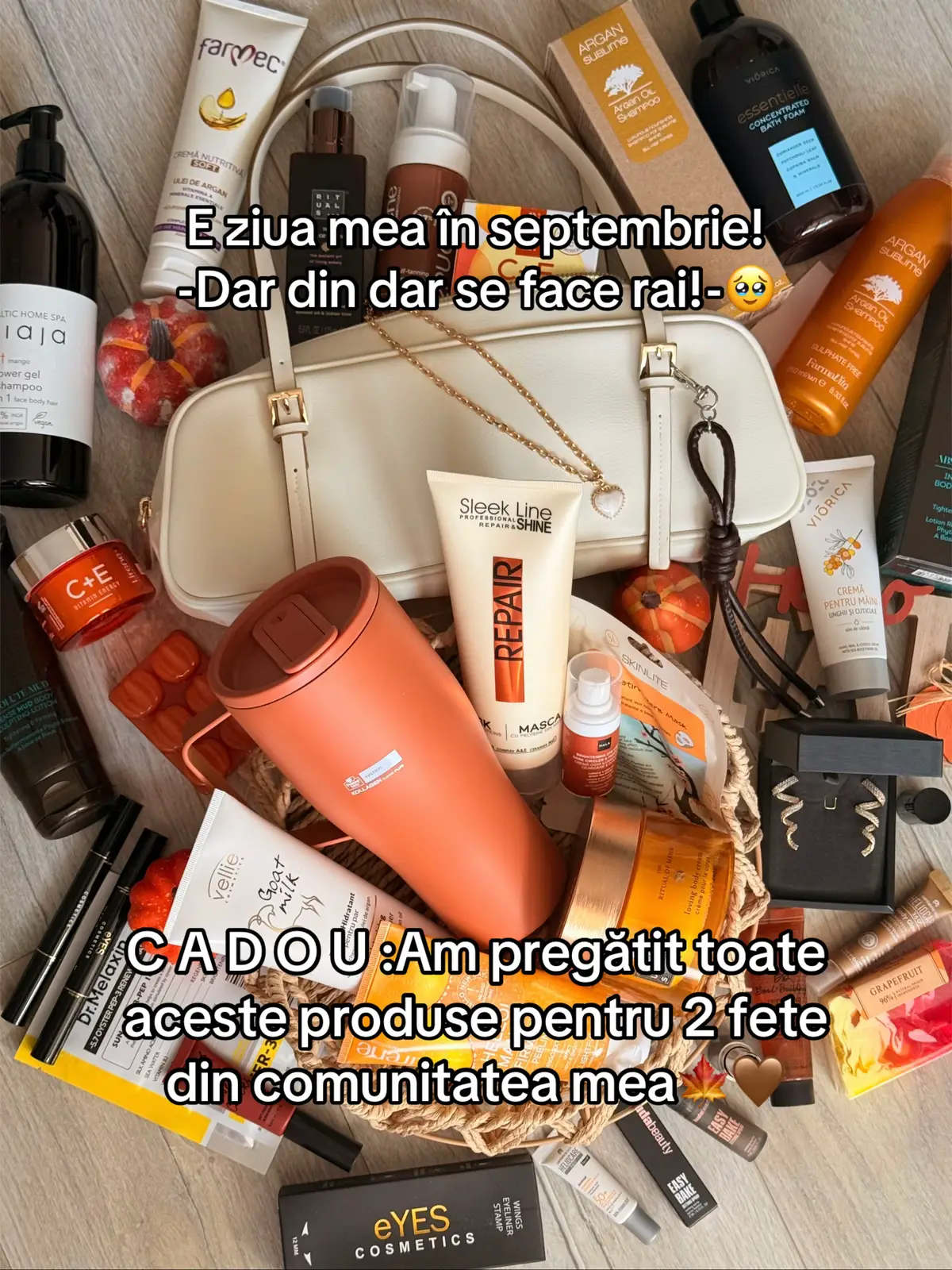 septembrie este luna mea si vreau sa va fac fericite si pe voi🤎🤎🤎 hai sa vezi cum te inscrii! #fry #septembrie #cadou #produse #cadou 