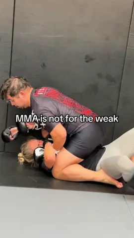 MMA is not for the weak #mma #training #mixedmartialarts #girlfighter #gym 