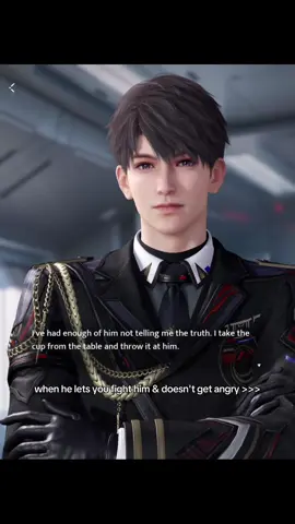 i know ppl have mixed opinions about main story caleb BUT THIS was so hot of him, letting mc throw that cup at him!! A MANN!!! #caleb #loveanddeepspace #caleblads #ladscaleb #fyp 