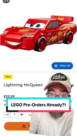🚗💨 LEGO have just revealed the new Disney Cars Lightning McQueen Speed Champions set – out 1st January 2026 for £22.99! It’s already up for pre-order on the LEGO website… 4 months early 😳 The set looks awesome, but seriously… who’s pre-ordering LEGO this far in advance? #LEGO #DisneyCars #LightningMcQueen #SpeedChampions #LEGONews