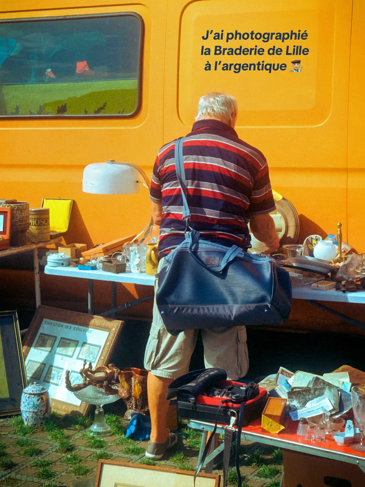 Braderie de Lille sur film 🎞️ IG: maximevtc #photographe #argentique #lille #braderiedelille 