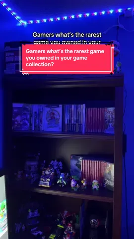 Gamers what’s the rarest game you owned in your game collection? #gaming #supermario #gamecollection #nintendo #nintendoswitch 