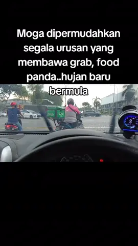 Moga dipermudahkan segala urusan grab,Food panda..hujan baru bermula #fyp #fypシ゚viral #foodpanda #grab @Alirahmanshop 