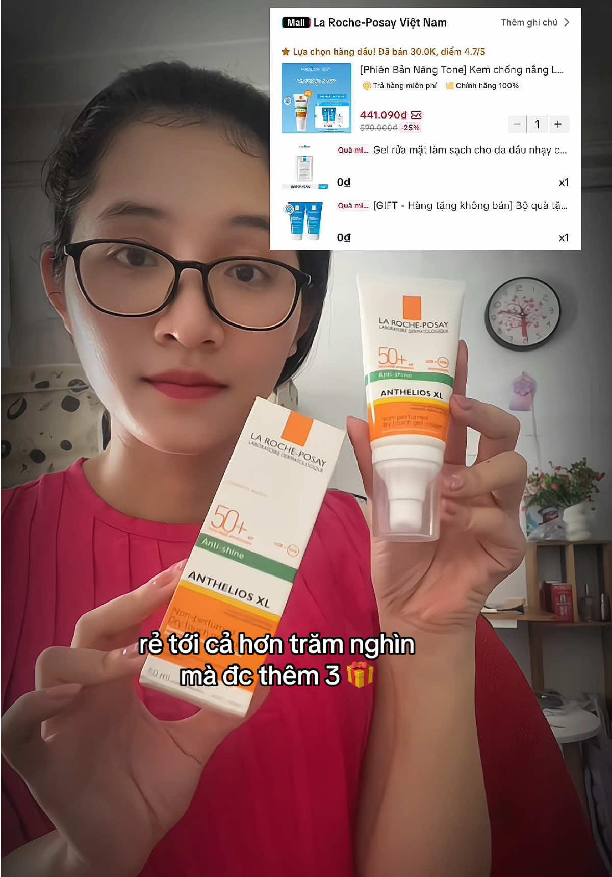 Mua 2 tặng 3 #miureview94 #larocheposay #LRPVN #larocheposayvn #anthelios 