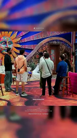 Farhana doing mimicry 😃😃😃#frahana #weekendkawar #mirdultiwari #bigboss19 #nawez 