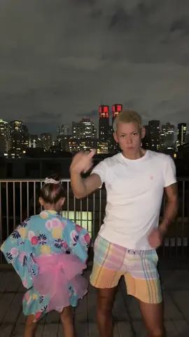 おじさんとギャルと浴衣👘 夏は終わらない！ #ダンス 