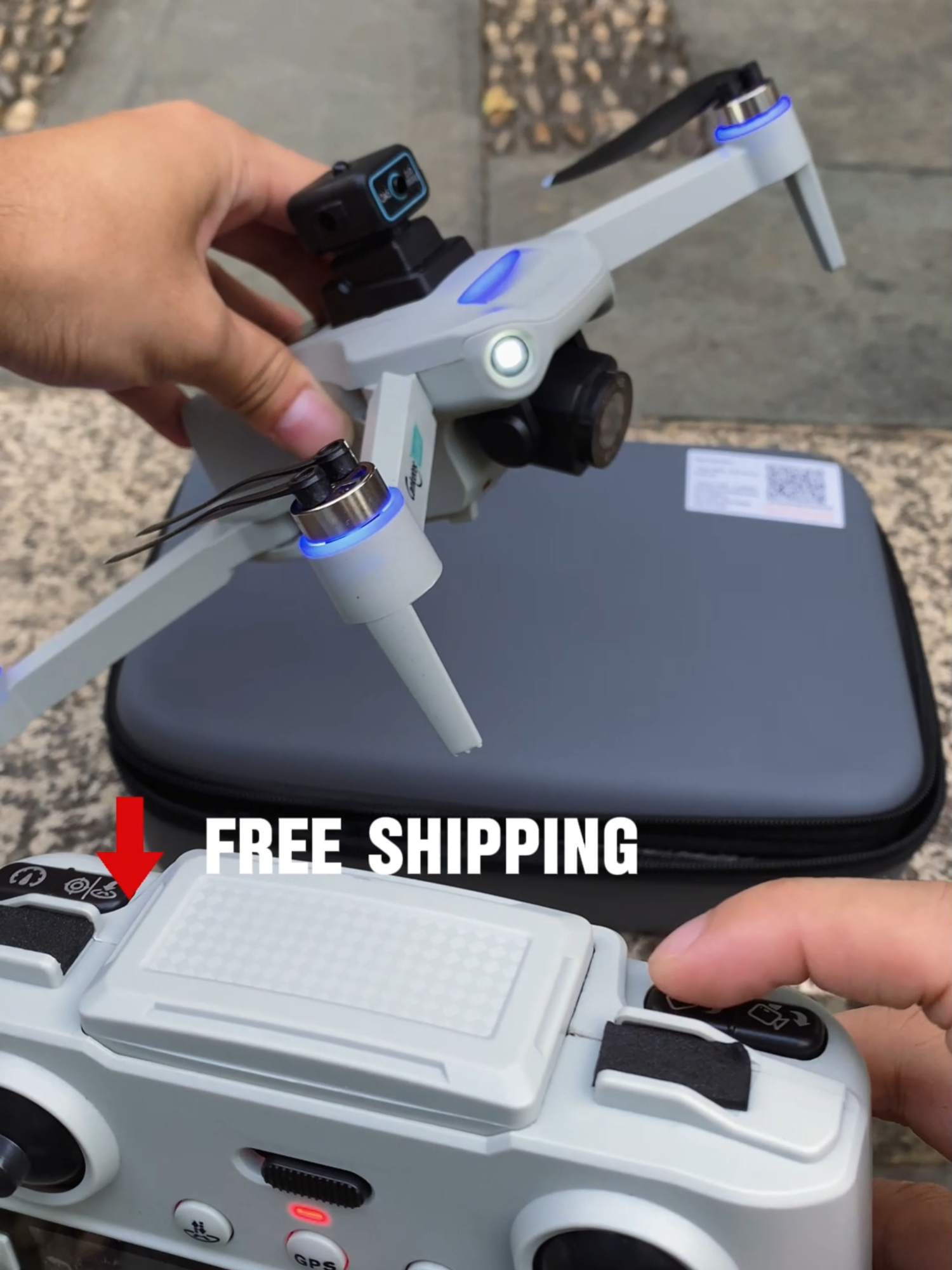 This is the most powerful drone I've ever found.#gogogo #s159 #drones #4KHD #tiktokshop #Aerial #photography #tiktok #hot #fly #drone #beginners #dronelife #child #remot #control