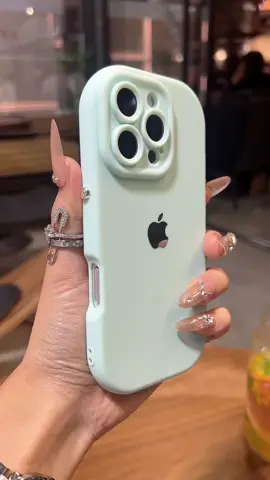 Clean color + glossy floating buttons = so aesthetic ✨ #PhoneCaseTok #MinimalStyle #siliconecase #iphonetricks #iphone11case #iphone13case🙌❤️ #softcaseiphone XTM