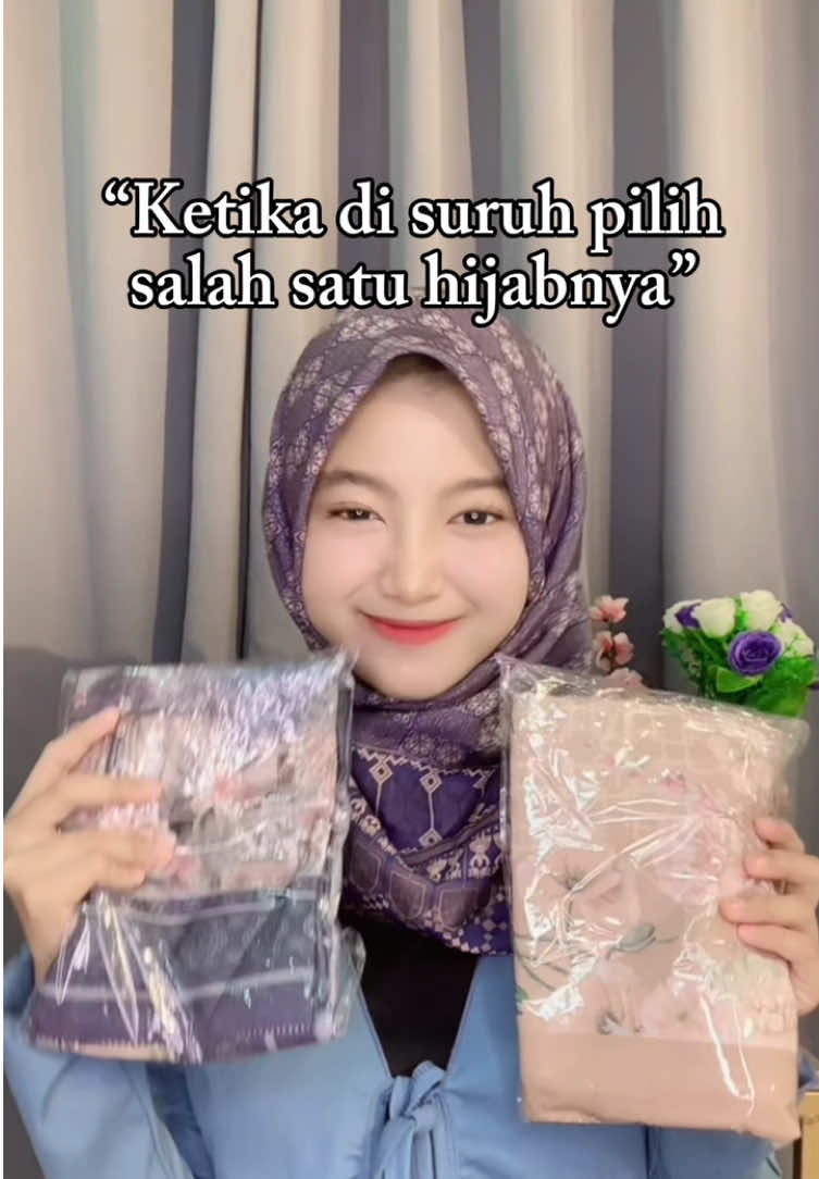 Kalau bisa keduanya kenapa 1🤪😁 #clgudanghijab #voalmotifpremium #promoguncang99 #pov #fyp 