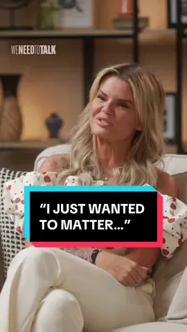 Follow this account ☝️ for more content like this. @Kerry Katona breaks down what she really wanted from her life, it wasn't fame, it wasn't money, but love and to feel like she mattered to someone.