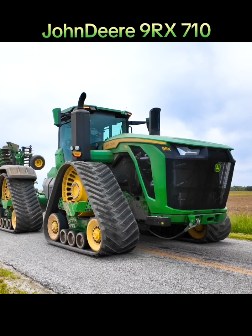 รถไถ จอห์นเดียร์ JohnDeere 9RX 710 #longervideos #johndeere #tractors #agriculture #farming 