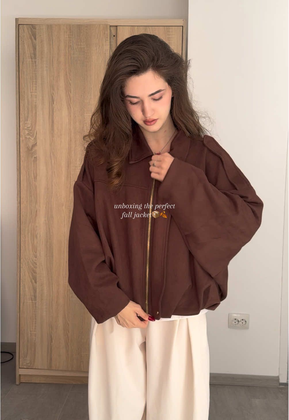 obsessed with this bomber jacket from shein✨ #unbox #sheinhaul #tryonhaul #fallfashion #pinterestinspo 