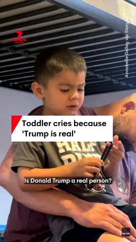 A terrified young boy from Idaho burst into tears after learning that President Donald Trump was real. #USA #Idaho #Trumpisreal #DonalTrump #Trump