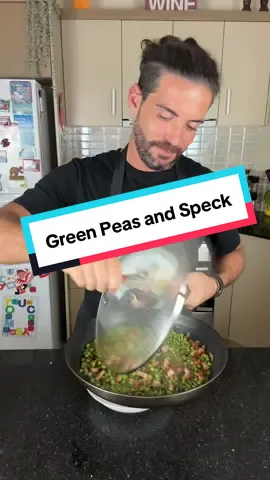 Green Peas & Speck | My Nonna’s Classic Side Dish 🇮🇹 A simple yet flavourful dish from my Nonna’s kitchen — sweet baby peas, smoky speck (or pancetta), and a touch of onion. Perfect as a side or even as a light main. This recipe proves that the best flavours often come from the simplest ingredients. Ingredients (serves 2–3): 	•	½ onion (diced thin) 	•	500g baby peas (frozen) 	•	120g speck or pancetta (sliced into strips) 	•	Olive oil Instructions: Sauté onion in olive oil until sizzling. Add speck (or pancetta) and cook until lightly golden. Add frozen peas directly to the pan. Cook over low heat for 15–20 minutes, stirring occasionally. Serve warm as a side or enjoy as a light main. Full recipe and more Italian favourites 👉 www.cookingwithtucci.com #cookingwithtucci #italianrecipes #peasandspeck #italiansidedish #traditionalitalianfood     